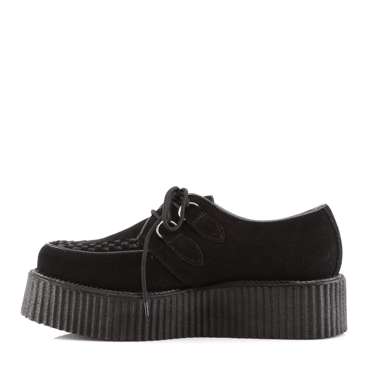 CREEPER-402S Black Suede