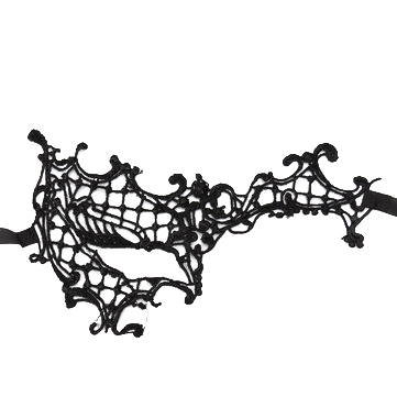 Black Empress Lace Eye Mask